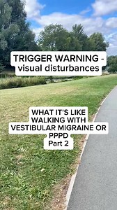 TRIGGER WARNING - visual disturbances) What it’s like walking with Vestibular Migraine or PPPD😵‍💫 Part 2 Oscillopsia - where the world seems to move when it’s actually not Unsteadiness or feeling “wobbly” in open spaces Feeling like the world (or you) is tilting to one side Feeling like you’re being “pulled/pushed” aggressively Dissociation - Feeling like you’re detached and not fully present. Sometimes feeling like you’re in slow motion Florus Relief‘s Migraine Relief Roll-On gives you fast c