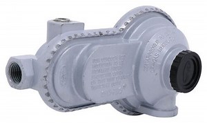 JR Products Horizontal Low Pressure 2-Stage RV LP Gas Regulator JR Products Propane Fittings 37207-3