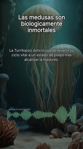 Las medusas son biologicamente inmortales