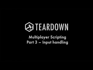 Multiplayer Scripting Part 3 - Input handling