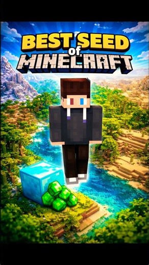 This Minecraft Seed is TOO OP 😱💎 (Best Seed Ever!) #Minecraft #BestSeed