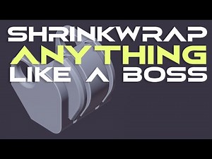 Blender tutorial - how to shrink wrap complex objects in blender