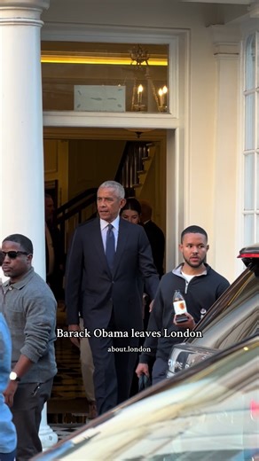 Barack Obama Leaves London After Event
