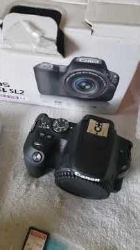 Canon DSLR SL2 Camera for Sale – Excellent Condition!