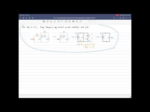 Practice Problem 7.5, Fundamentals of Electric Circuits, 7th ed, by Alexander, Sadiku