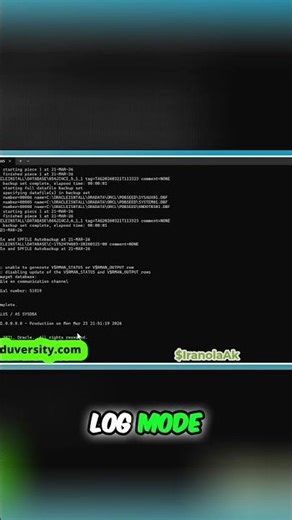 SQL Archive Log Mode: How to Check Easily #shorts
