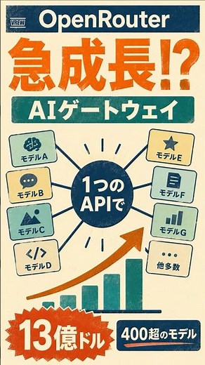 【OpenRouter】週25兆トークン！AIゲートウェイ企業が急成長