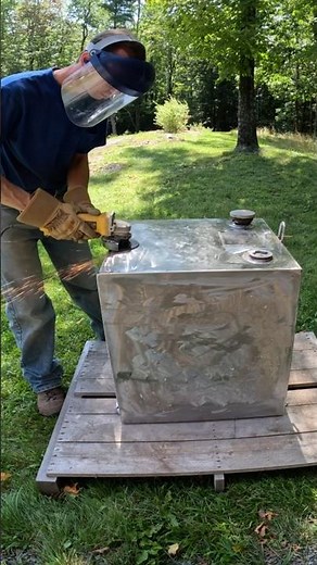 Restoring a Fuel Transfer Tank #homesteading #diy #fueltank