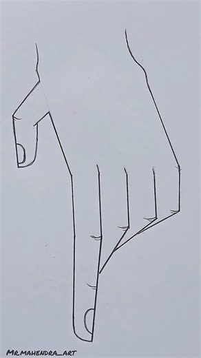 👇🏻Hands Easiest Drawing Forever 😉 #art #drawing #creativeartemoji #shorts