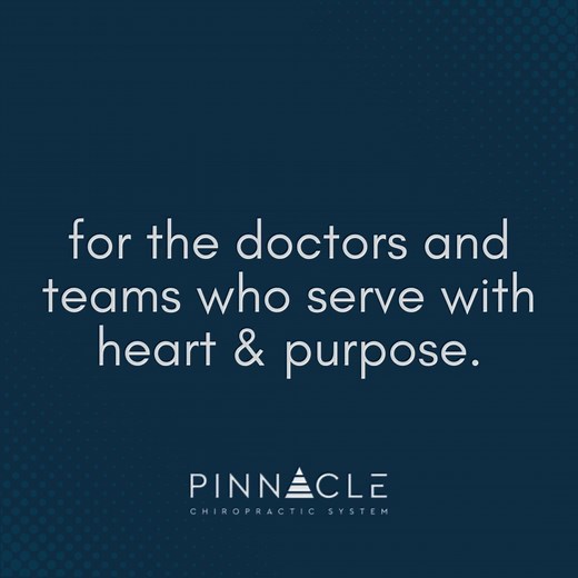 We’re grateful. Grateful for the doctors who show up with purpose. Grateful for the Chiropractic Assistants who serve with love. Grateful for every office that lives the Pinnacle values day after day. Our members and their teams are the heartbeat of this community. Your commitment to service, growth, and excellence is what makes Pinnacle more than a system; it makes us a family. Thank you for the impact you make and the lives you change. #PinnacleChiropracticSystem #ThePinnacleLife #GratitudeInA