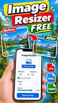 Free Image Resizer Online 📸 Resize Images in Seconds #Shorts