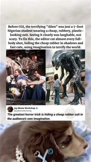 The greatest horror trick is hiding a cheap rubber suit #memes #funny #movies