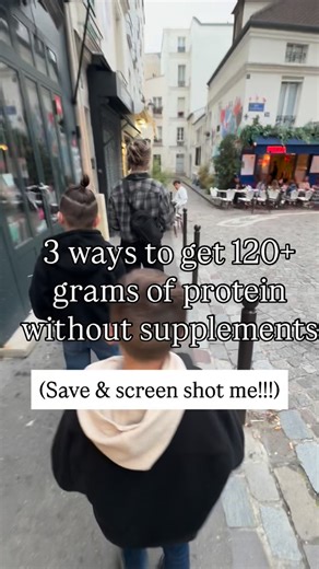 Kristi Vaccaro | Fitness. Nutrition. Motherhood Mindset. on Instagram: "Every week I get multiple messages👇 “How do I reach my protein goals?” “I don’t know how to hit 100g protein.” “It’s impossible to reach my protein without multiple shakes per day..” Here are three examples of how to reach 120+g of protein with NO supplements. Save, screen shot, & send to your muscle building baddies 💪🏼🫶🏼✨"