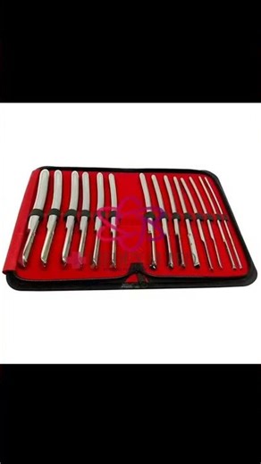 Premium Quality Hegar Uterine Dilator Sounds Set 7.5 Single Ended Gynecology Surgical +923417330036