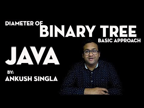 Diameter Of Binary Tree ( Basic Approach) - JAVA