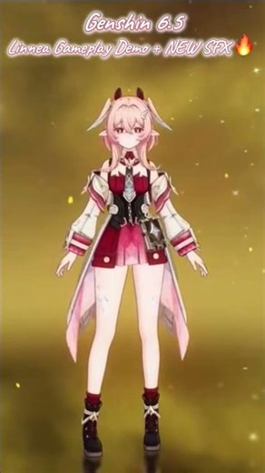 Genshin 6.5 | Linnea Gameplay Demo + NEW SFX 🔥#genshin #genshinimpact #linnea