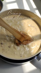 47K views · 357 reactions | Creamy Chicken Mushroom  Ingredients: • ½ kg chicken • salt • peppercorns • paprika • lemon juice Mushroom Sauce • white onion • garlic • Jolly Eats Mushrooms • Jolly Eats Condensed Soup • all-purpose cream • seasonings • water (if necessary) • spring onion/parsley #JollyEats #MadewithJolly #YanAngJollyLove #chickenmushroom #mushroomchicken #creamymushroomchicken | Dad's Kitchen | Facebook