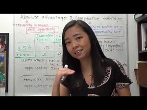Mini video: Absolute advantage and comparative advantage (1)