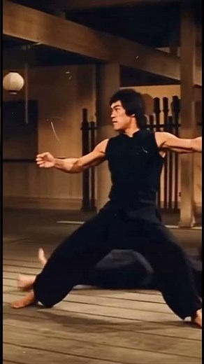 Bruce Lee 1970s Dojo Fight Scene