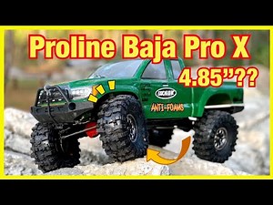 Proline 4.85" Baja Pro X Tires on the Basecamp