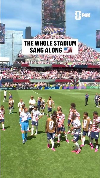 The USMNT faithful serenade their team with "Take Me Home, Country Roads" in Seattle 🇺🇸