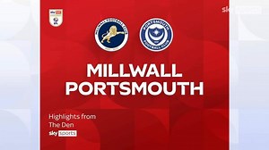 Millwall 1-3 Portsmouth: Pompey earn another away win to move away from relegation zone
