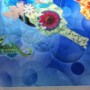 26 reactions · 3 comments | Quilting with the Baby Lock Solaris in IQ Designer on the Seahorse wall hanging for our Caribbean Cruise. Just wait til you see what we have planned for our Alaskan Cruise with Sweet Pea in June! | Gloria Horn Sewing Studio | Facebook