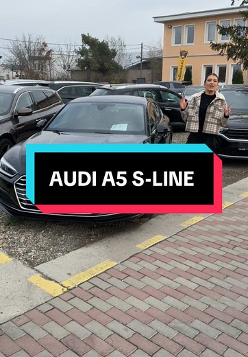 Audi A5 S-Line 2019 - Motor de 2L Diesel cu 150 CP, Faruri Full LED și Navigație