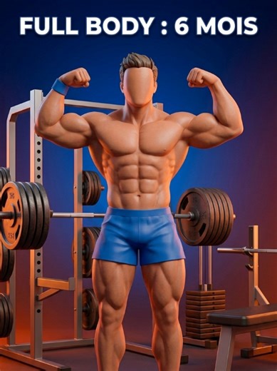 Explose tes performances et ta prise de masse avec ce programme Full Body 3 fois par semaine pour transformer radicalement ton physique en 6 mois. #musculation #bodybuilding #fitness #entrainement #hypertrophie