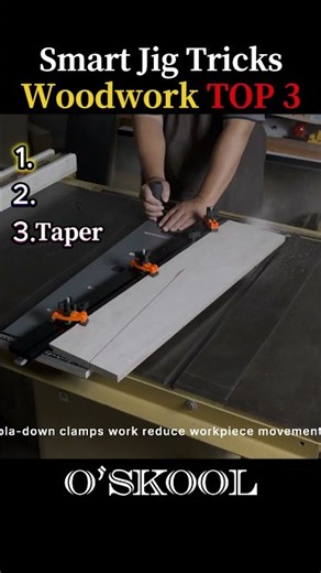 3 Smart Woodworking Tricks — Wait for #1 👀#shorts #OSKOOL#woodworking#diy