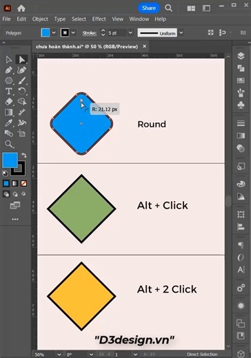 3 super quick tips for designers #d3design #illustration #adobeillustrator #design #adobe | D3design.vn
