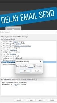 Outlook Delay Send