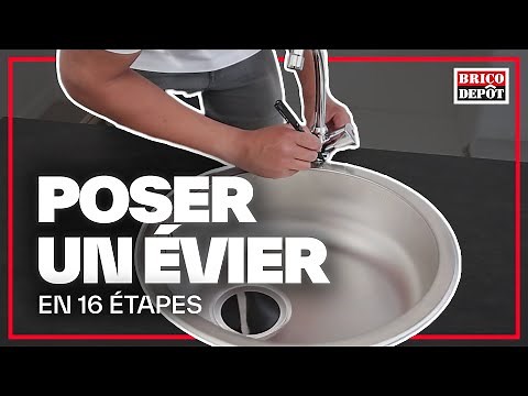 Comment poser un évier en 16 étapes - Installation et raccordement complet avec Brico Dépôt