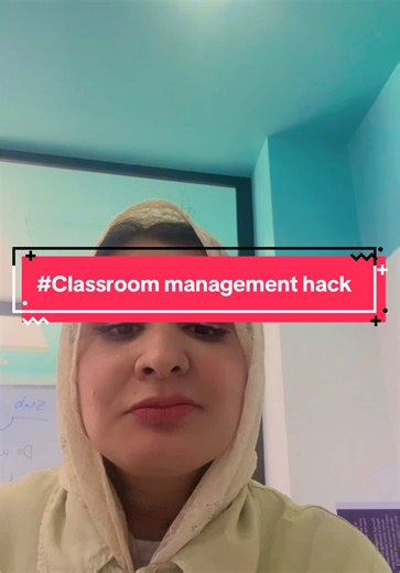 ‏•\t“Here’s a great classroom management hack you can.