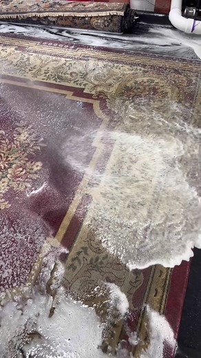 4.3K views · 48 reactions | Heavily-Soiled Rug Washing! All part of...
