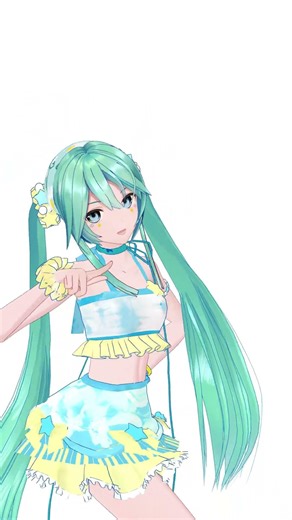 Sunday morning／ILLIT様 | Dance #shorts #mmd #mikumikudance #miku #rednote