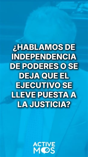 Activemos on Instagram: ""¿Hablamos de independencia de poderes o se deja que el Ejecutivo se lleve puesta a la Justicia" MIRÁ EL DISCURSO COMPLETO: https://tinyurl.com/ML-DivisionPoderes"