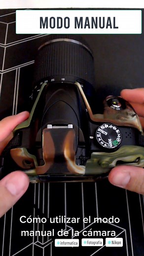 Cómo usar el modo manual en cámaras Nikon D3300 a D3500