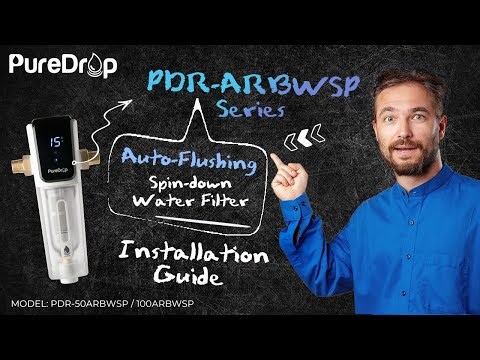 Easy Installation Guide: How to Set Up Your PDR-ARBWSP Series Auto- Flusing Spin Down Water Filter