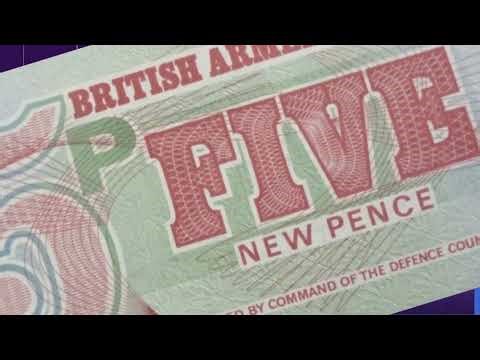 British forces note 5 new pence # - #50p #£2 #UK plus World coins