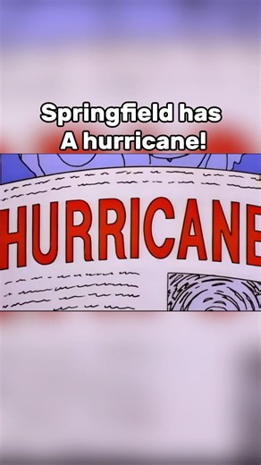 Spring field has a Hurricane!!! #shortsfeed #simpsons