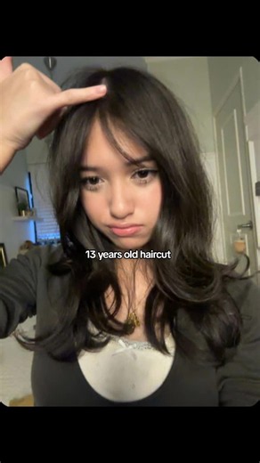 13 years old haircut 💅🏻#fyp #viral #trending #haircut #grow