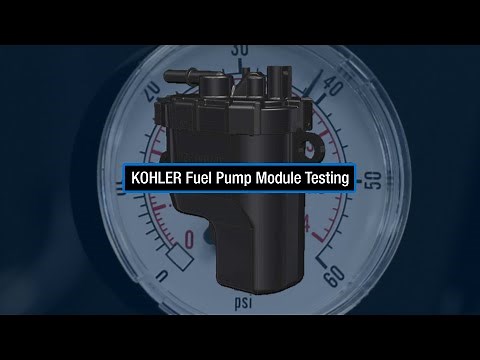 Rehlko/Kohler Fuel Pump Module Testing: Test Fuel Pressure
