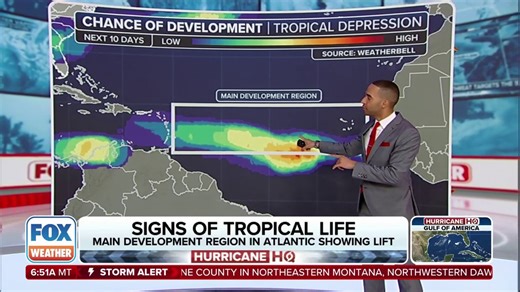 NHC tags new area to watch in the tropical Atlantic