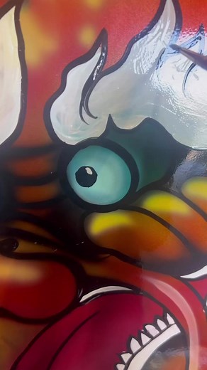 Year of the Dragon #2024 #dragon #airbrushing #LunarNewYear2024 | Ira Cosmos