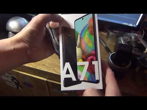 Samsung Galaxy A71 Unboxing and Setup