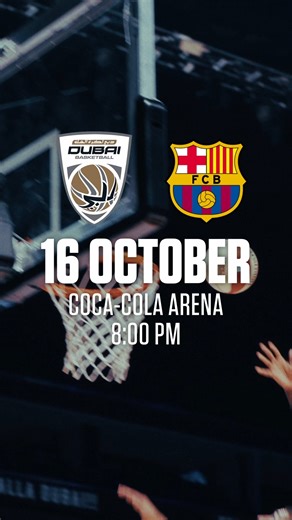 Dubai, are you ready for EuroLeague action? ⚡ FC Barcelona takes the court for the first time in the city 🏀 Get your tickets now 🎟️ http://bit.ly/3KC1pwT | Coca-Cola Arena