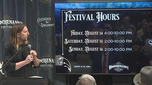 Lineup announced for 2026 Hoochenanny music and whiskey festival