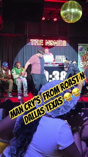 Man Cry’s At #DatedFadedRoast in #Dallas #texas #DeepEllum #comedy #Jokes