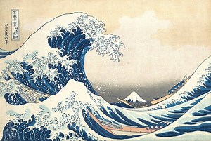 🌊 Des scientifiques britanniques ont recréé en laboratoire la célèbre vague du peintre japonais Hokusai. Très rares et difficiles à observer, ces vagues dites scélérates sont des ondulations très hautes à la surface de l’eau, soudaines, et dont la force peut renverser un bateau. À lire aussi => https://bit.ly/2DyYjod | Radio-Canada Science